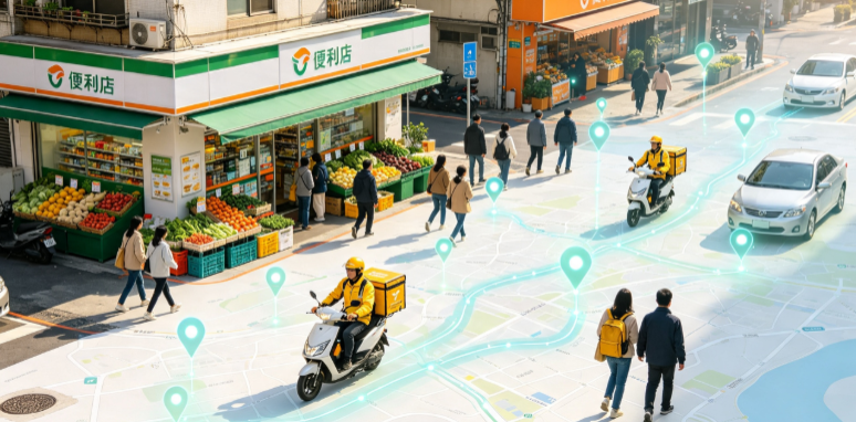 合川市渗透衣食住行，GEO 地理空间技术重塑大众日常消费服务场景